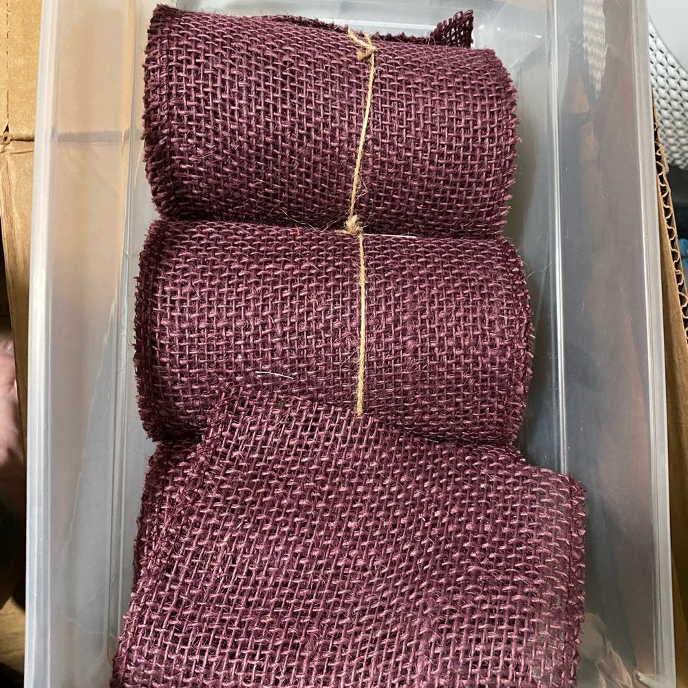 Mainstays Burlap Ribbon - Picture 4 of 7
